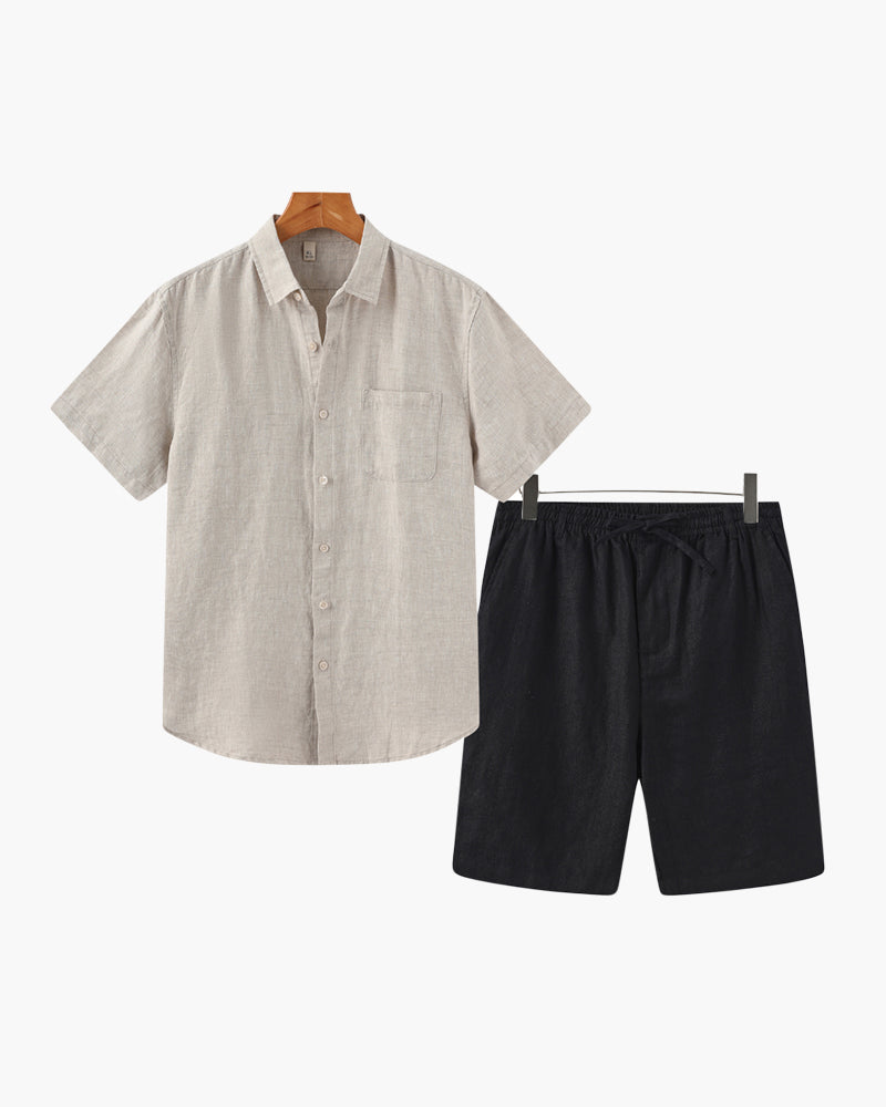 Branvel Leinen-Set (mit Shorts)