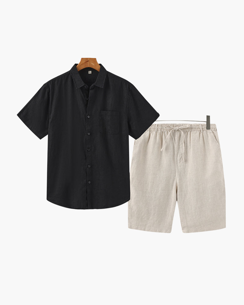 Branvel Leinen-Set (mit Shorts)