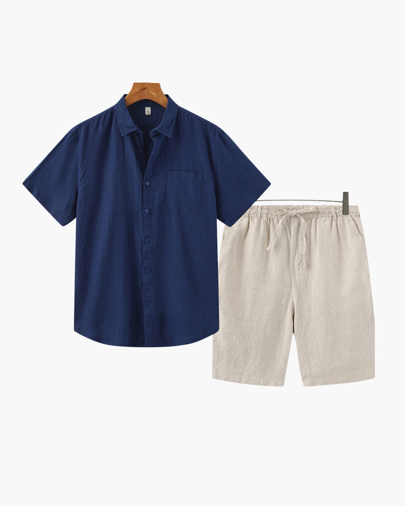 Branvel Leinen-Set (mit Shorts)