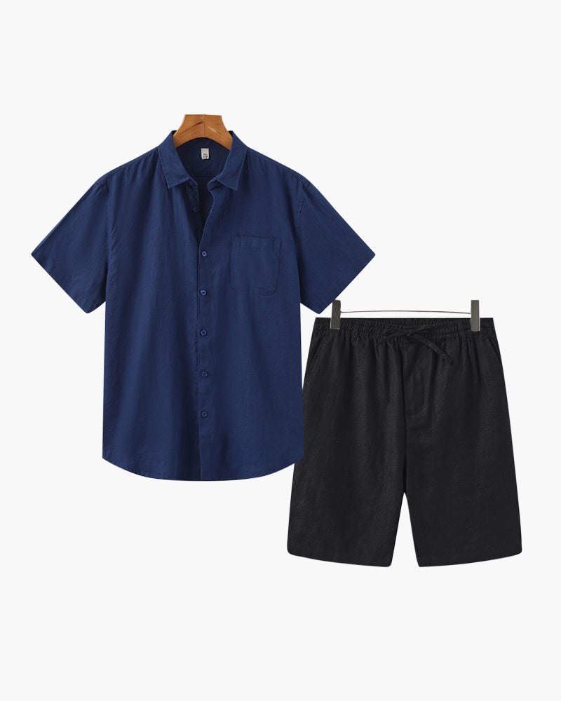 Branvel Leinen-Set (mit Shorts)