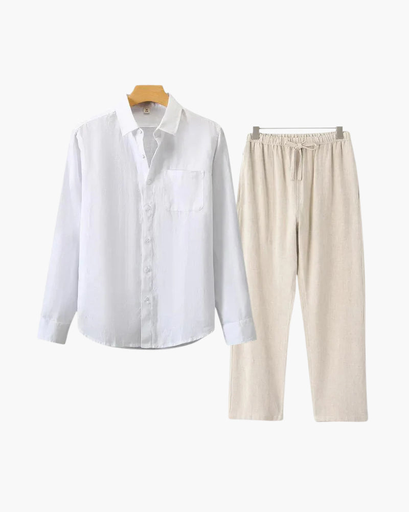 Branvel Leinen-Set (Langarm)