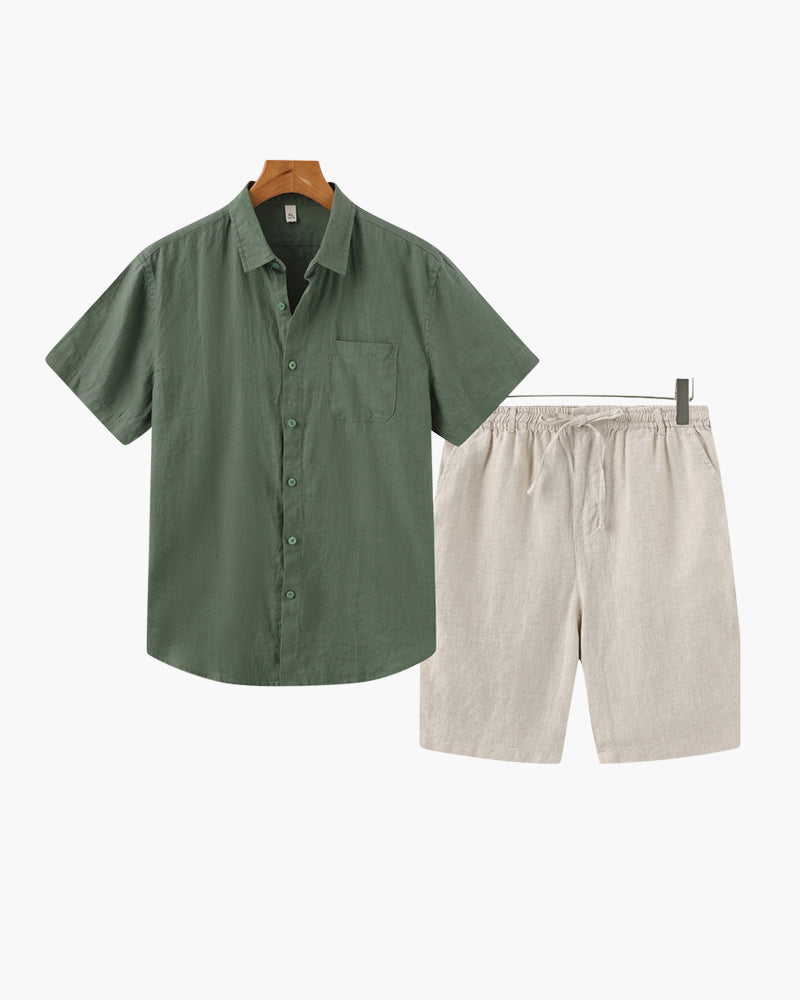 Branvel Leinen-Set (mit Shorts)