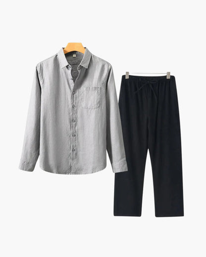 Branvel Leinen-Set (Langarm)