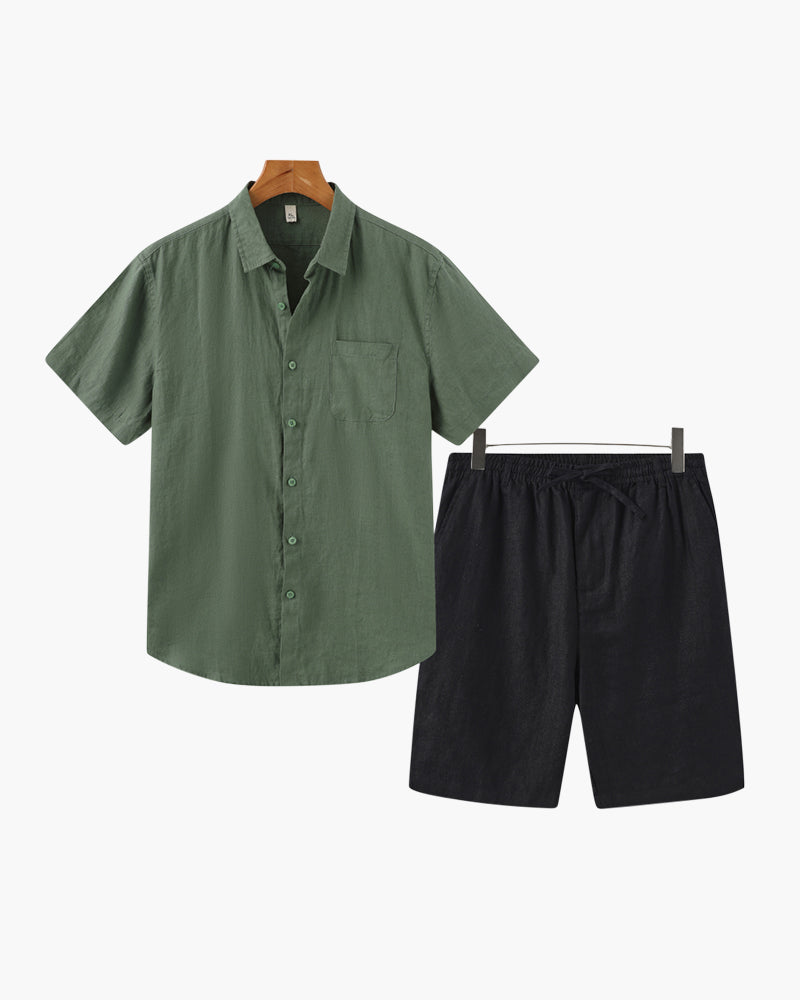 Branvel Leinen-Set (mit Shorts)