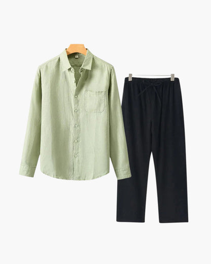 Branvel Leinen-Set (Langarm)