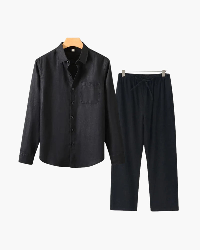 Branvel Leinen-Set (Langarm)