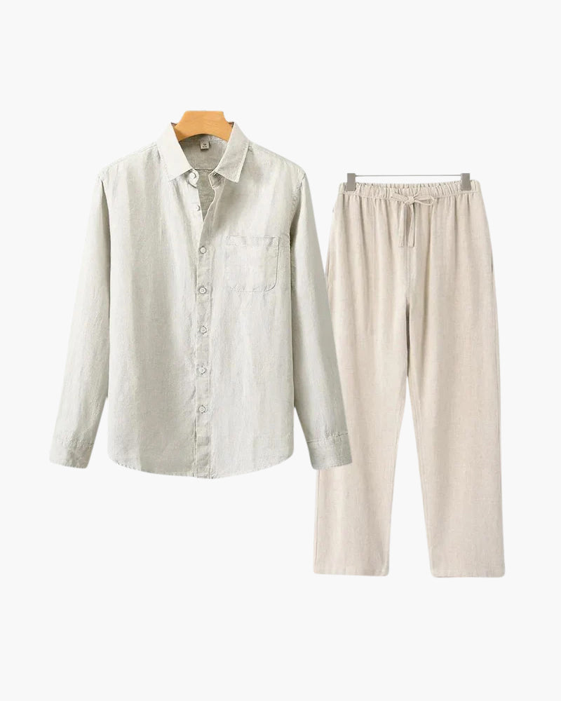 Branvel Leinen-Set (Langarm)
