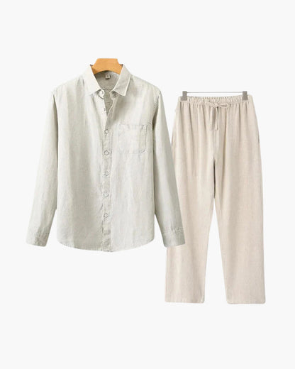 Branvel Leinen-Set (Langarm)