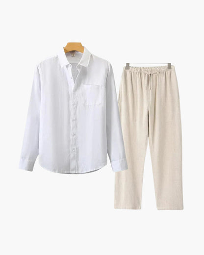 Branvel Leinen-Set (Langarm)
