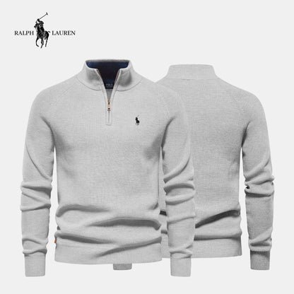 R&L Herren-Pullover mit Reißverschluss (RABATT)